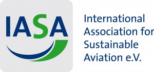the logo of the international association for sustainable aviation