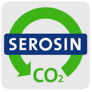 Das Logo der Marke SEROSIN - ein synthetischer CO2-neutraler Flugtreibstoff