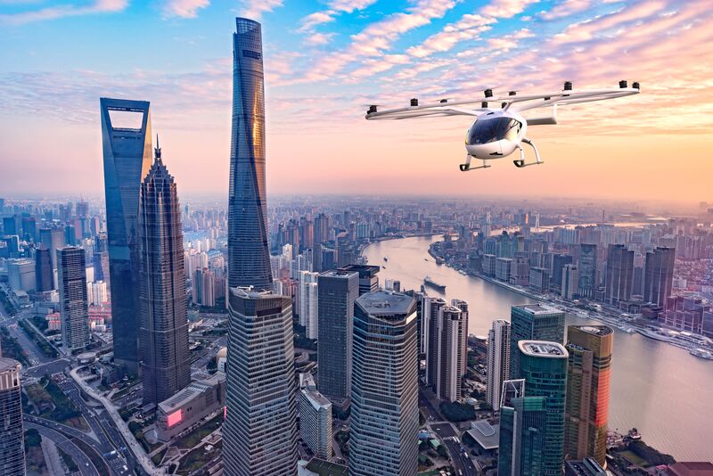 Volocopter flies over Shanghai