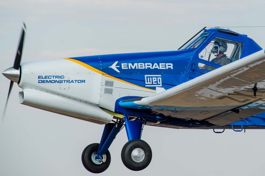 EMB-203 Ipanema - Embraer’s electric demonstrator aircraft begins flight test campaign